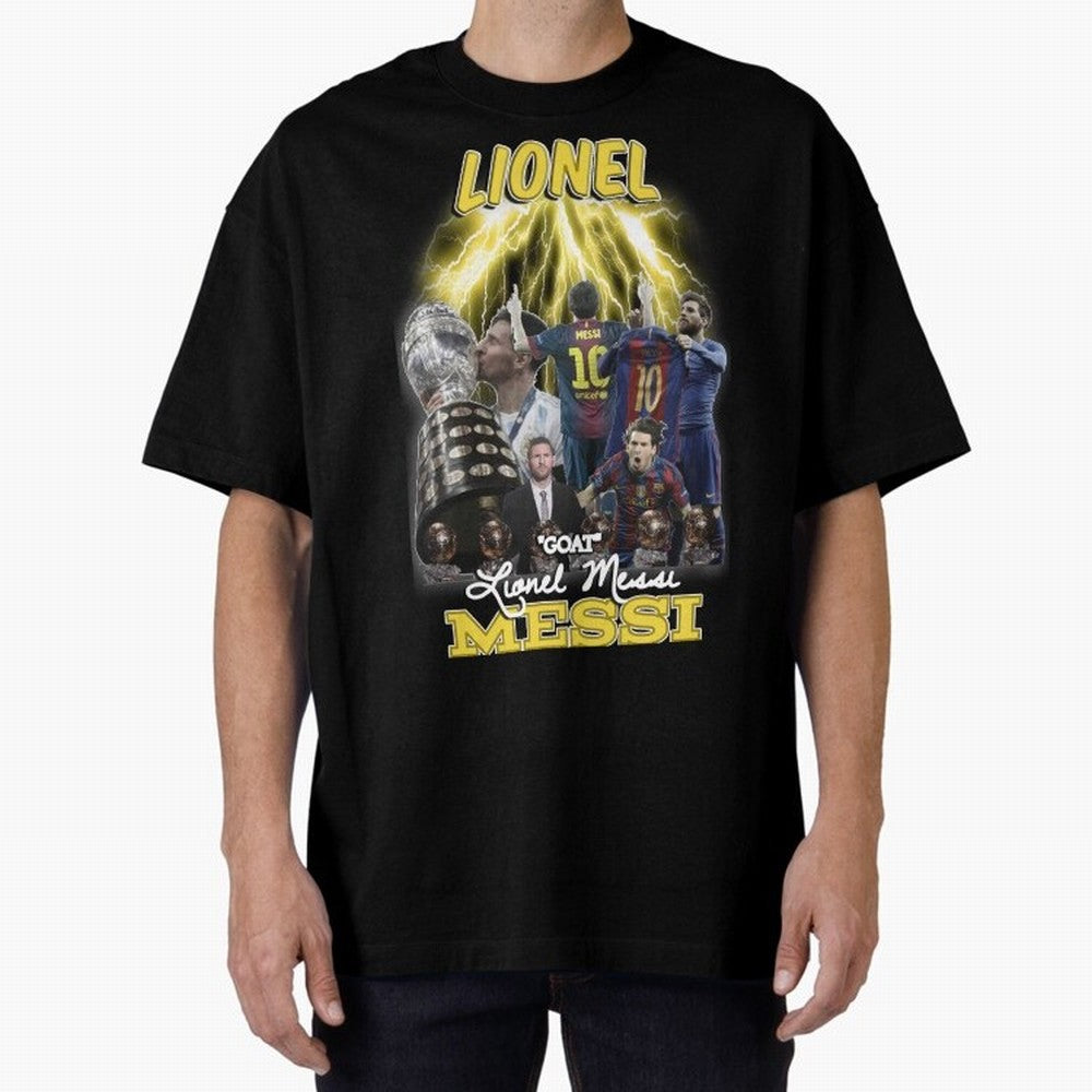 Lionel Messi: Barcelona & Argentina Classic T-Shirt Honor Global Football Passion for FIFA World Cup 2026 USA Canada Mexico, with Neymar, Argentina, France and Brazil, Match Day Excitement, Supporter Culture, Golden Goals and Global Football