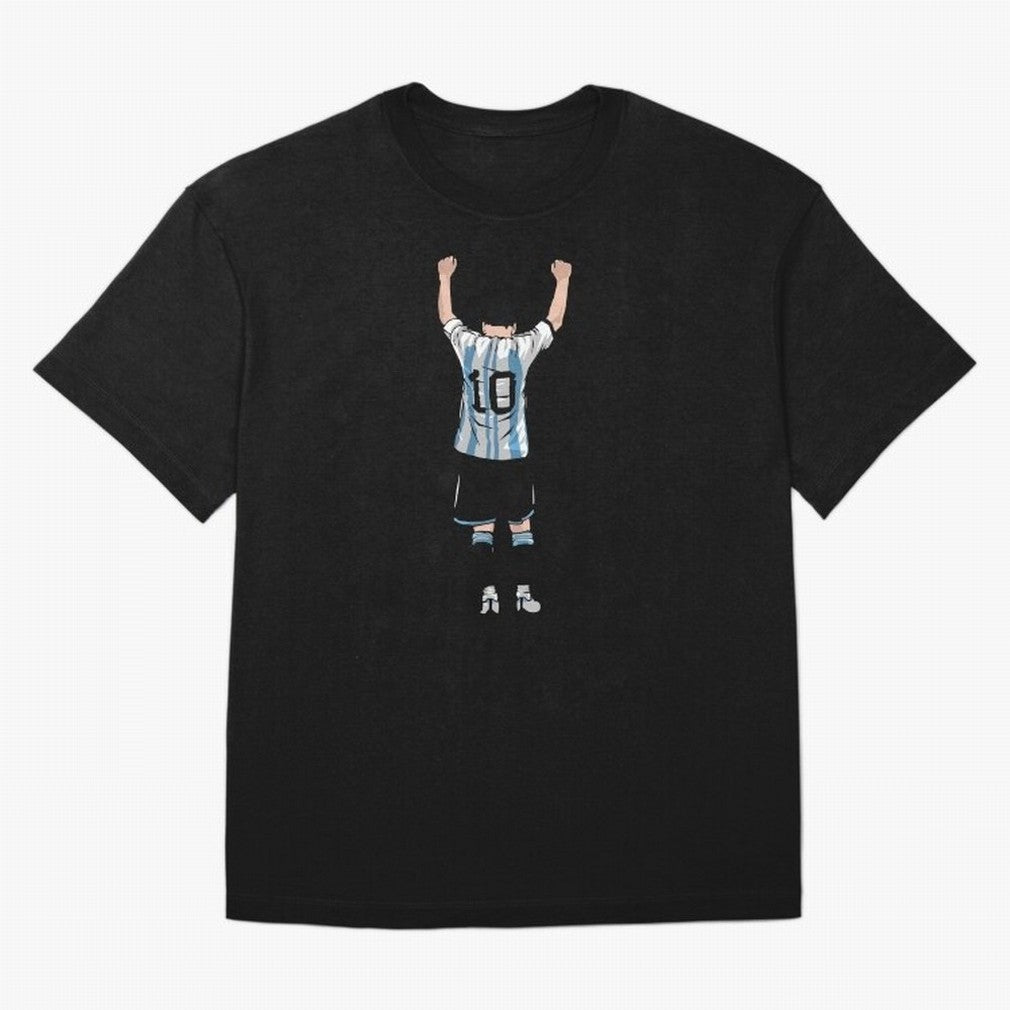 Messi Celebration World Cup Qatar 2022 Classic T-Shirt Stand Out with Spirit from FIFA World Cup 2026 Group Stage Spirit, Celebrating Brazil, CR7, Championship Spirit, Famous Goals, Roaring Crowds and International Football Unity; Built for