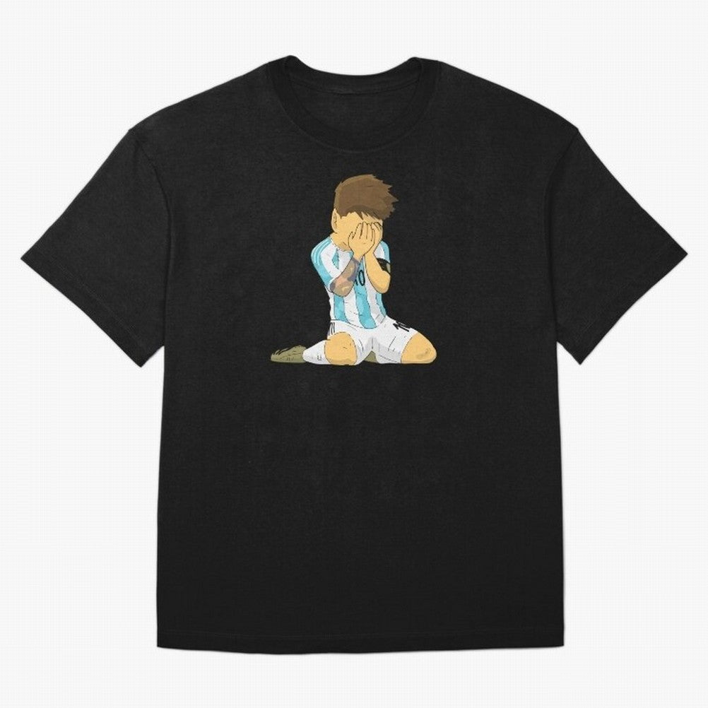 Messi Copa America Moment Oversized T-Shirt Celebrate Golden Goal Energy in FIFA World Cup 2026 Group Stage Driven by Messi, Neymar and Mbappe, England, France and Netherlands Energy, Stadium Memories, Football Loyalty, International Chants and