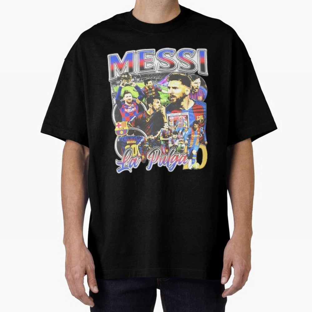 Lionel Messi Graphic Design Classic T-Shirt Relive the Noise and Pride of the FIFA World Cup 2026 USA Canada Mexico Journey through Cristiano Ronaldo Highlights, England and Germany Pride, Tournament Hype, Historic Matchups, Family Viewing Parties