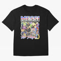 Lionel Messi Graphic Design Classic T-Shirt Relive the Noise and Pride of the FIFA World Cup 2026 USA Canada Mexico Journey through Cristiano Ronaldo Highlights, England and Germany Pride, Tournament Hype, Historic Matchups, Family Viewing Parties