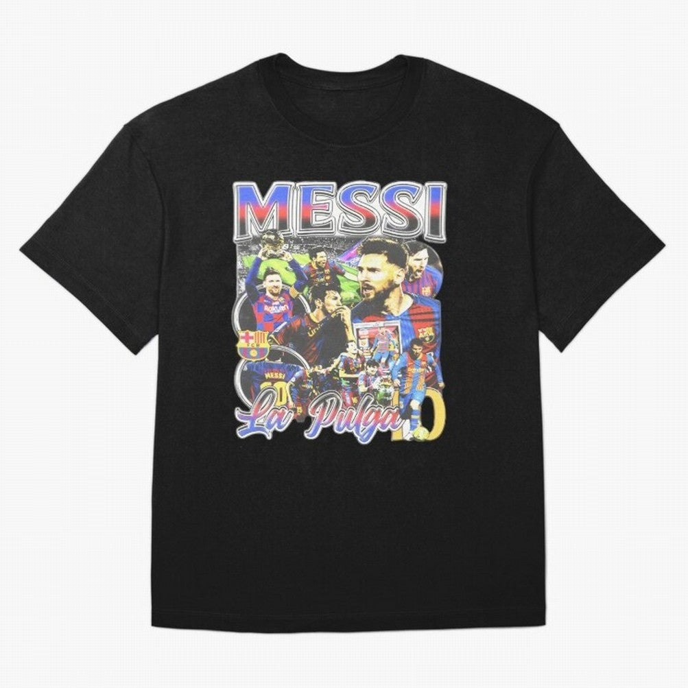 Lionel Messi Graphic Design Classic T-Shirt Relive the Noise and Pride of the FIFA World Cup 2026 USA Canada Mexico Journey through Cristiano Ronaldo Highlights, England and Germany Pride, Tournament Hype, Historic Matchups, Family Viewing Parties
