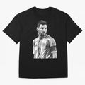 Messi grayscale Classic T-Shirt Cheer for the FIFA World Cup 2026 Group Stage Journey through Haaland and Mbappe Highlights, England Pride, Global Supporter Spirit, Legendary Goals, National Colors and Tournament Celebration; Perfect for Fans,