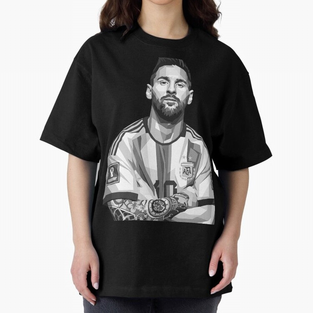 Messi grayscale Classic T-Shirt Make Every Match About the FIFA World Cup 2026 Group Stage Journey through Haaland Highlights, Argentina Pride, Goal Celebration Energy, Supporter Heritage, Football Icons and Worldwide Tournament Joy; Great for