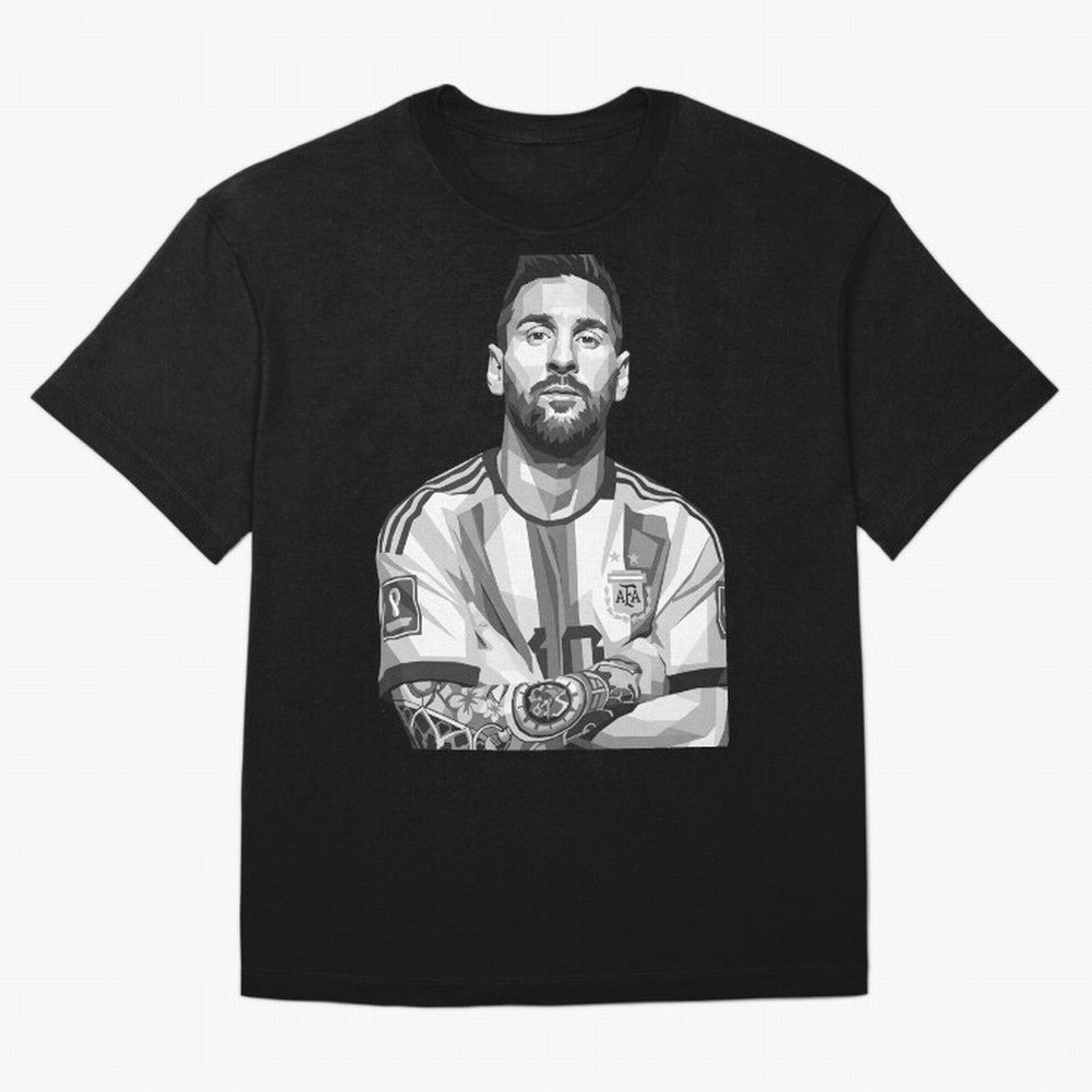 Messi grayscale Classic T-Shirt Make Every Match About the FIFA World Cup 2026 Group Stage Journey through Haaland Highlights, Argentina Pride, Goal Celebration Energy, Supporter Heritage, Football Icons and Worldwide Tournament Joy; Great for
