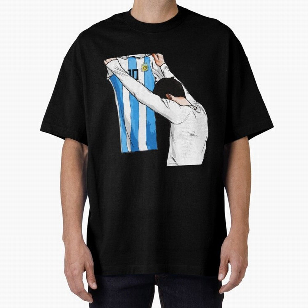 Lionel Messi holding his shirt, Argentina copa america| Perfect Gift For you and friends Classic T-Shirt Support the Legends of the FIFA World Cup 2026 Group Stage Journey through Messi, CR7 and Mbappe Highlights, Spain and Netherlands Pride,