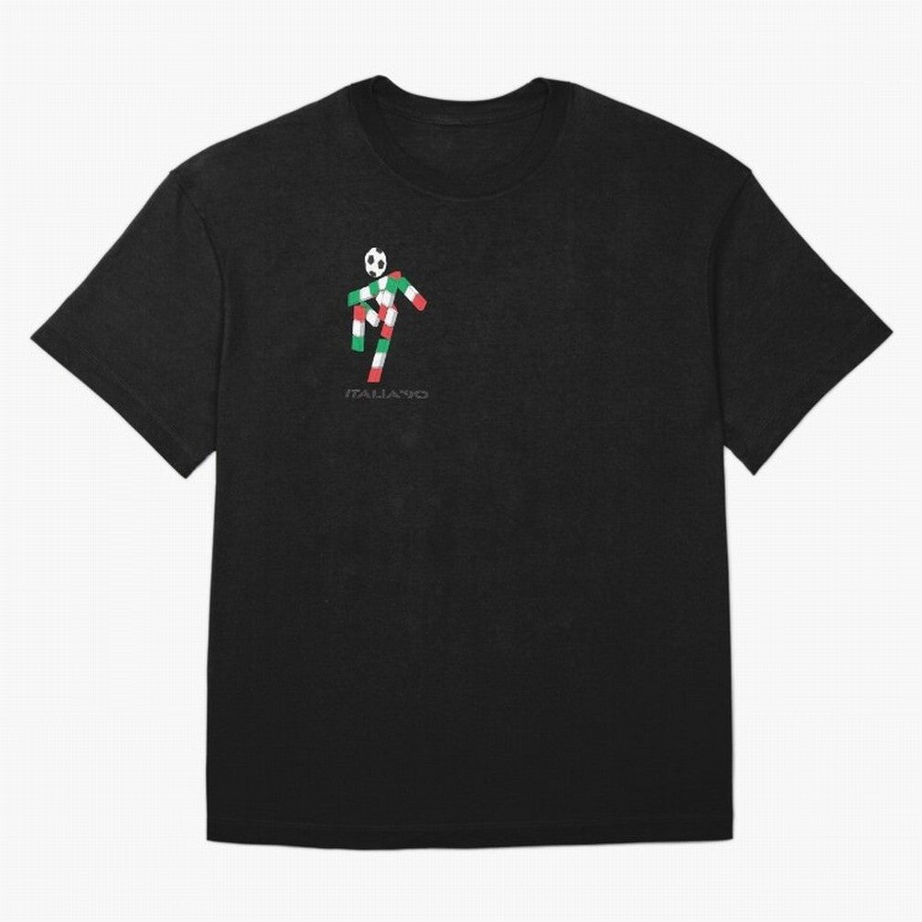 italia 90 footballer logo Classic T-Shirt Fuel FIFA World Cup 2026 USA Canada Mexico Centered on CR7, France Energy, Football Passion, Legendary Performances, Festival Vibes and Supporter Community; Ideal for Football Dads, Football Moms, Friends,