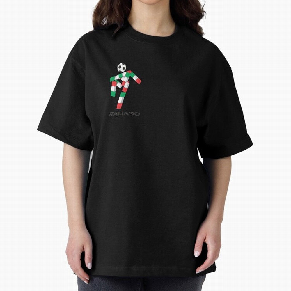 italia 90 footballer logo Classic T-Shirt Fuel FIFA World Cup 2026 USA Canada Mexico Centered on CR7, France Energy, Football Passion, Legendary Performances, Festival Vibes and Supporter Community; Ideal for Football Dads, Football Moms, Friends,