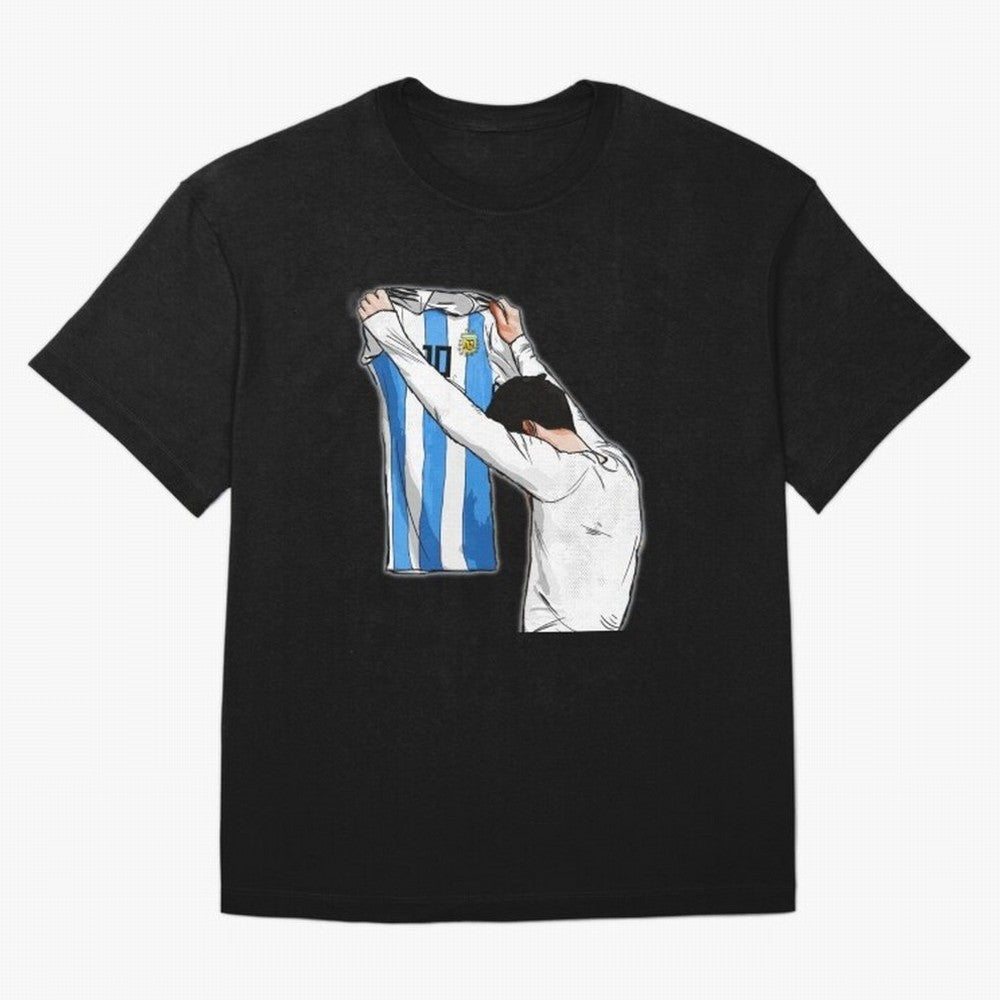 Art Messi Illustration Classic T-Shirt Showcase FIFA World Cup 2026 Spirit, Made for Portugal, Spain and Germany, Neymar, Worldwide Fan Energy, Dramatic Goals, Stadium Lights and Championship Celebrations; Made for Die Hard Supporters, Soccer