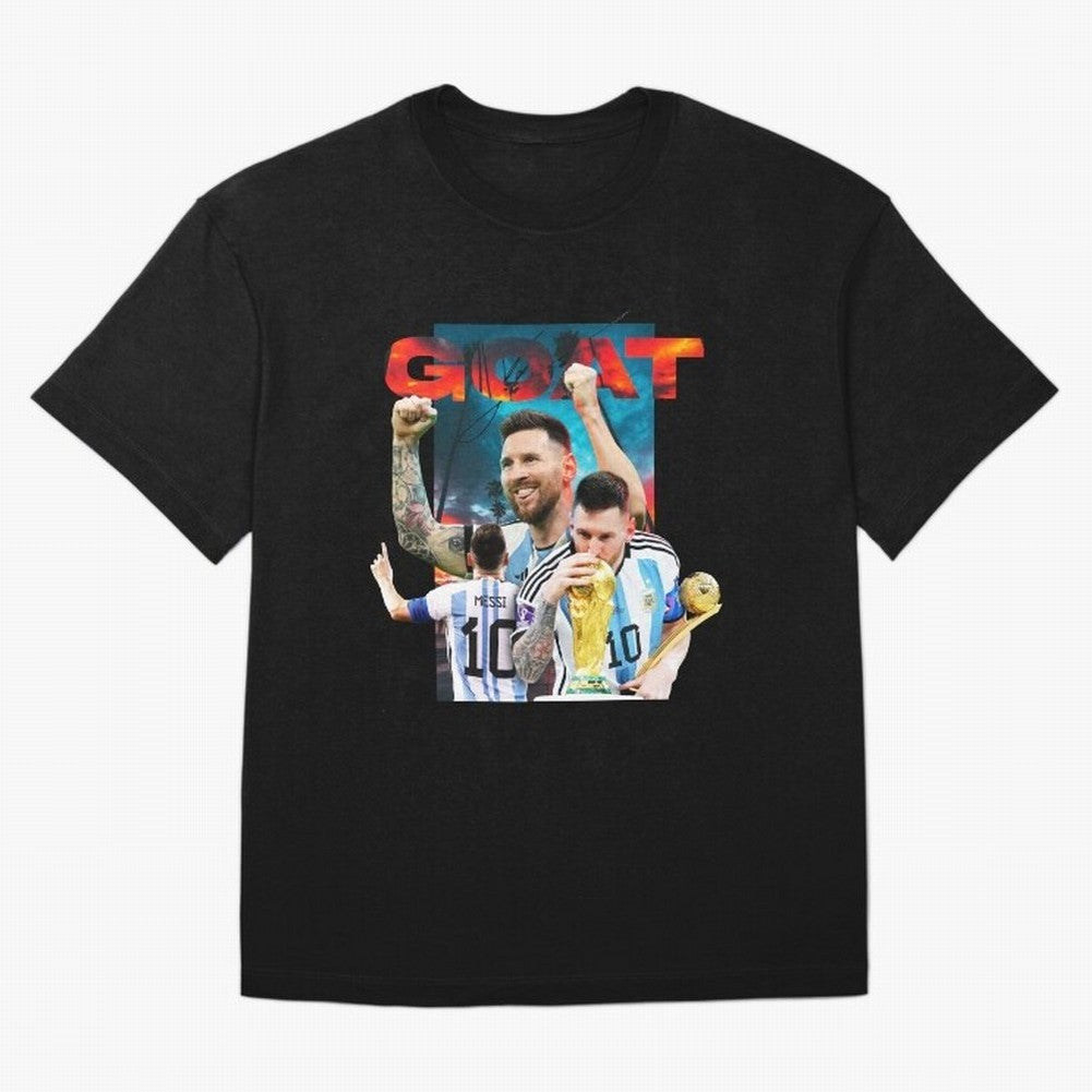 Messi GOAT Classic T-Shirt Celebrate the Road through FIFA World Cup 2026 USA Canada Mexico for Fans of Messi and Cristiano Ronaldo and Germany, Bringing Match Day Excitement, Supporter Culture, Golden Goals and Global Football Passion; Ideal for