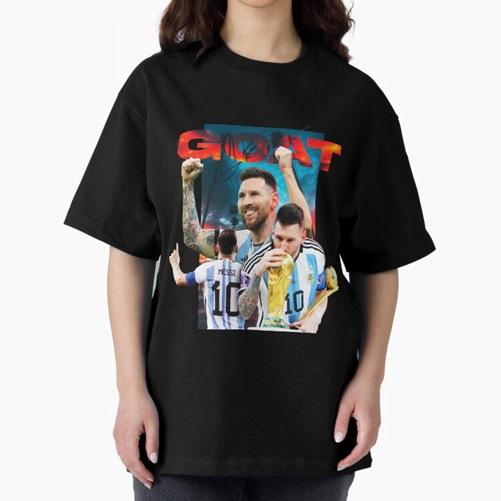 Messi GOAT Classic T-Shirt Celebrate the Road through FIFA World Cup 2026 USA Canada Mexico for Fans of Messi and Cristiano Ronaldo and Germany, Bringing Match Day Excitement, Supporter Culture, Golden Goals and Global Football Passion; Ideal for