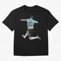 Messi 10 The Goat Oversized T-Shirt Join Supporters Worldwide for FIFA World Cup 2026 Spirit, Driven by Spain and Netherlands, Neymar, Haaland and Cristiano Ronaldo, Global Supporter Spirit, Legendary Goals, National Colors and Tournament