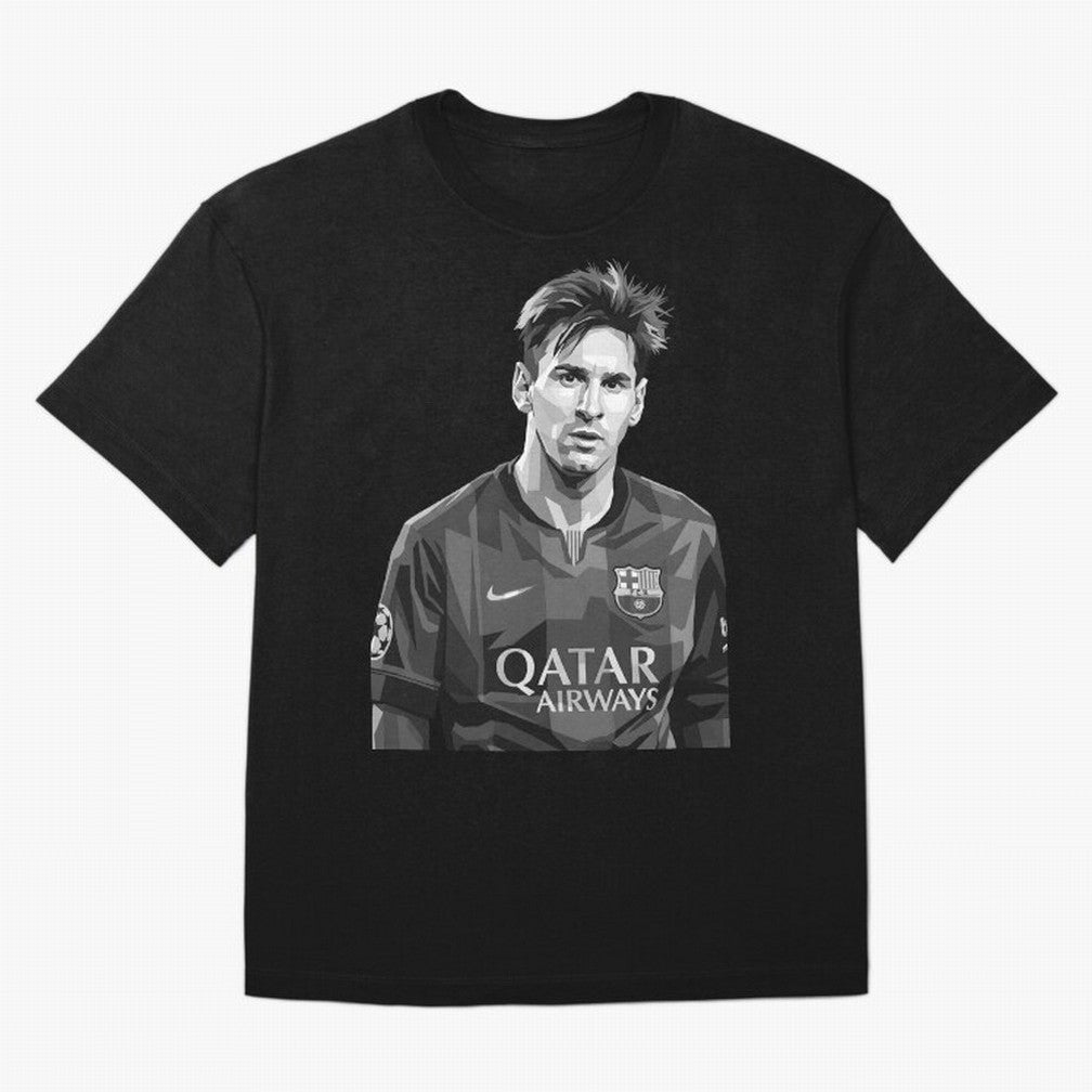 Messi grayscale Classic T-Shirt Wear the Spirit of Match Day Hype around FIFA World Cup 2026 USA Canada Mexico, Haaland, Portugal, Spain and Germany, Vintage Soccer Flavor, Modern Football Stars, National Flags and Final Night Emotion; Made for