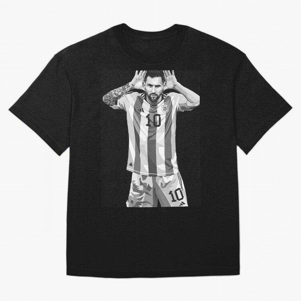 Messi grayscale Classic T-Shirt Support Your Favorite Stars during FIFA World Cup 2026 Spirit, Featuring Portugal, Messi, CR7 and Mbappe, Classic Soccer Heritage, Championship Pressure, Fan Loyalty and International Pride; Perfect for People Who