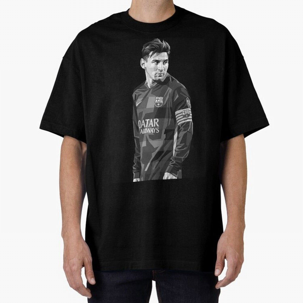 Messi grayscale Classic T-Shirt Show Your Love for Match Day Hype around FIFA World Cup 2026, Haaland and Mbappe, Brazil, Football History, Final Match Energy, Crowd Noise and Once in a Lifetime Moments; Ideal for Passionate Fans Who Love Underdog