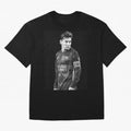 Messi grayscale Classic T-Shirt Show Your Love for Match Day Hype around FIFA World Cup 2026, Haaland and Mbappe, Brazil, Football History, Final Match Energy, Crowd Noise and Once in a Lifetime Moments; Ideal for Passionate Fans Who Love Underdog