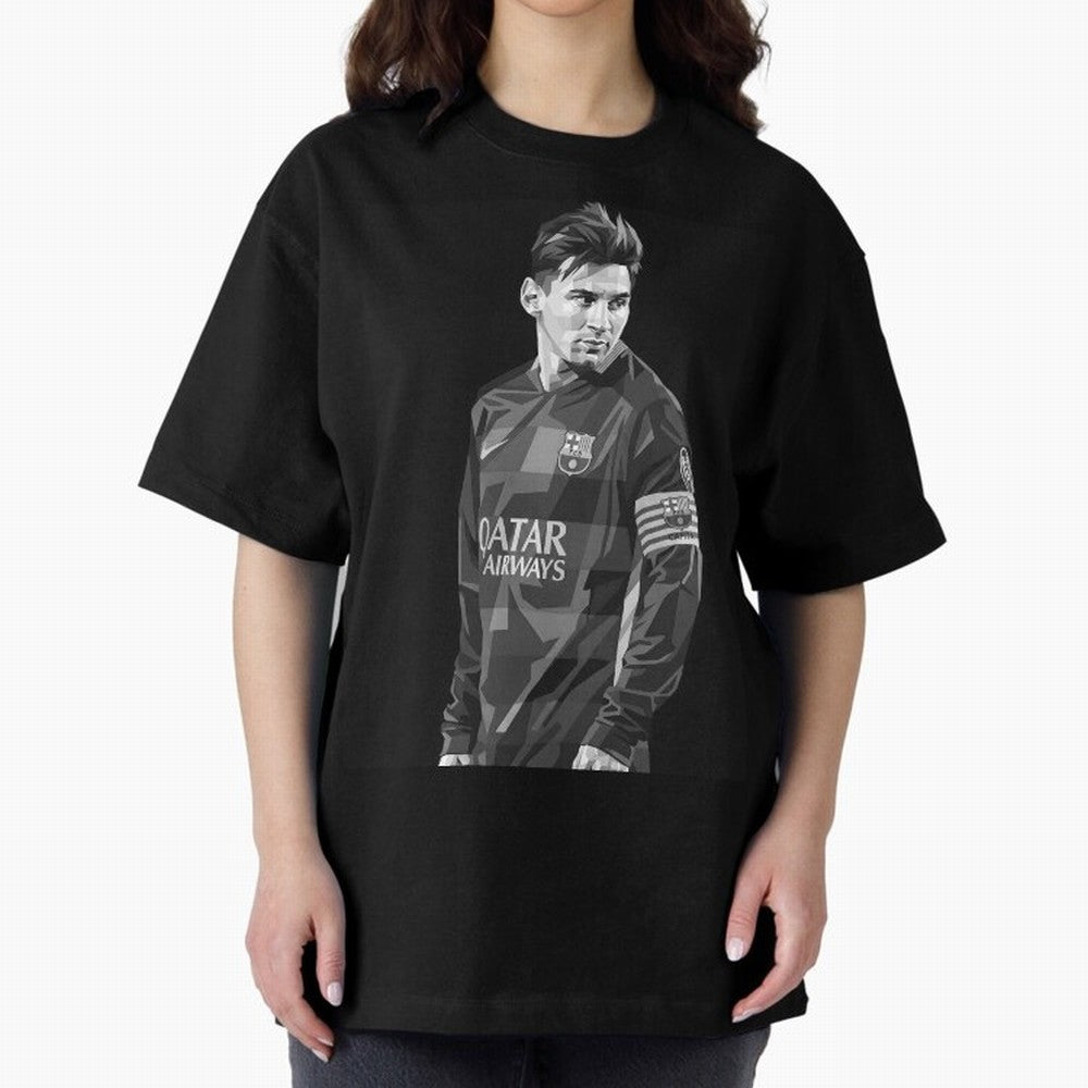 Messi grayscale Classic T-Shirt Show Your Love for Match Day Hype around FIFA World Cup 2026, Haaland and Mbappe, Brazil, Football History, Final Match Energy, Crowd Noise and Once in a Lifetime Moments; Ideal for Passionate Fans Who Love Underdog