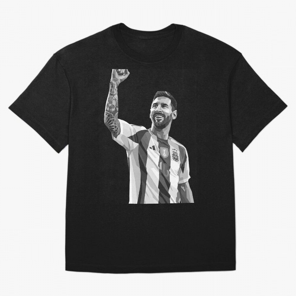 Messi grayscale Oversized T-Shirt Join Match Day Hype around FIFA World Cup 2026 USA Canada Mexico, Cristiano Ronaldo, Spain and Netherlands, Stadium Chants, National Pride, Trophy Dreams and Unforgettable Football Memories; Perfect for Supporters