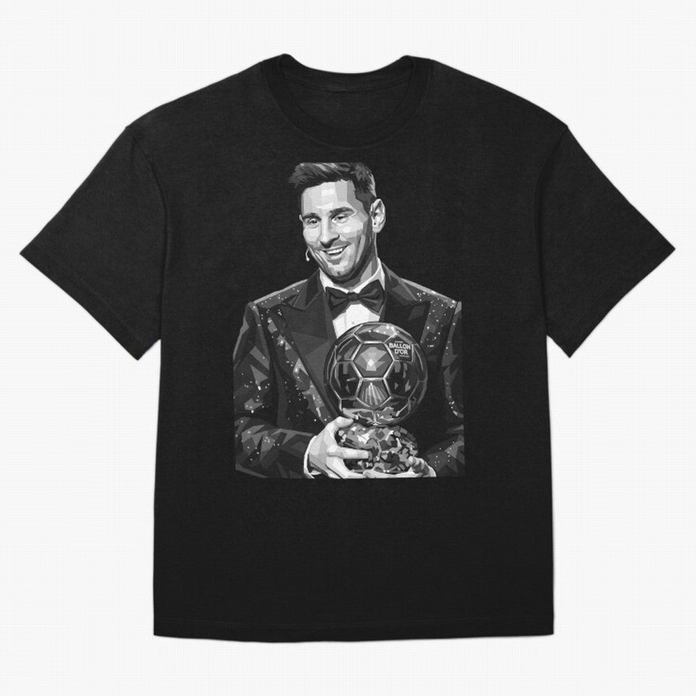 Messi grayscale Oversized T-Shirt Join Global Football Passion for FIFA World Cup 2026 USA Canada Mexico, with Mbappe, England, France and Netherlands, Football Passion, Legendary Performances, Festival Vibes and Supporter Community; Made for