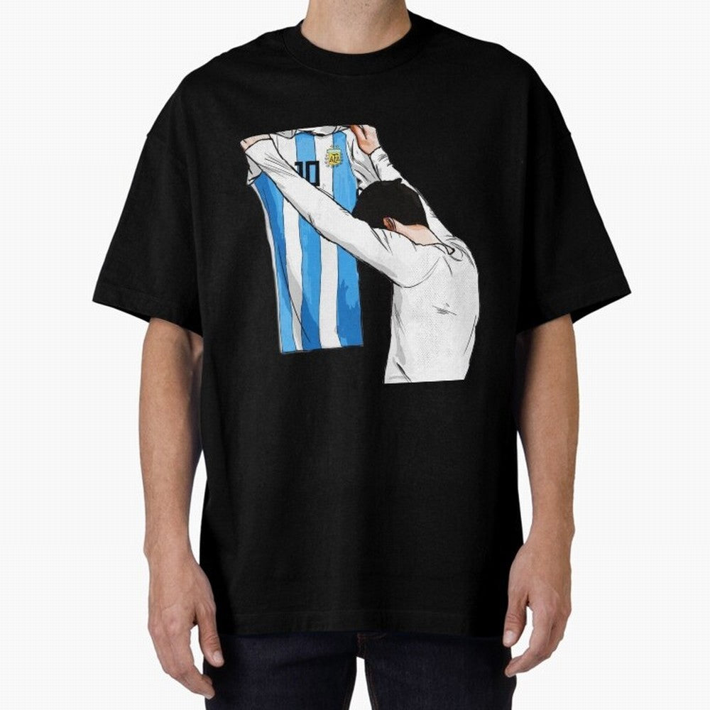 Lionel Messi holding his shirt, Argentina copa america Classic T-Shirt Experience the FIFA World Cup 2026 USA Canada Mexico Journey through Mbappe and Neymar Highlights, Germany Pride, Supporter Pride, Iconic Celebrations, Legendary Names and