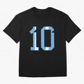 10 - Lionel Messi - Argentina Colours Baseball Cap Classic T-Shirt Celebrate the Road through FIFA World Cup 2026 Group Stage Spirit, Centered on Portugal, Spain and Germany, Haaland, Goal Celebration Energy, Supporter Heritage, Football Icons and