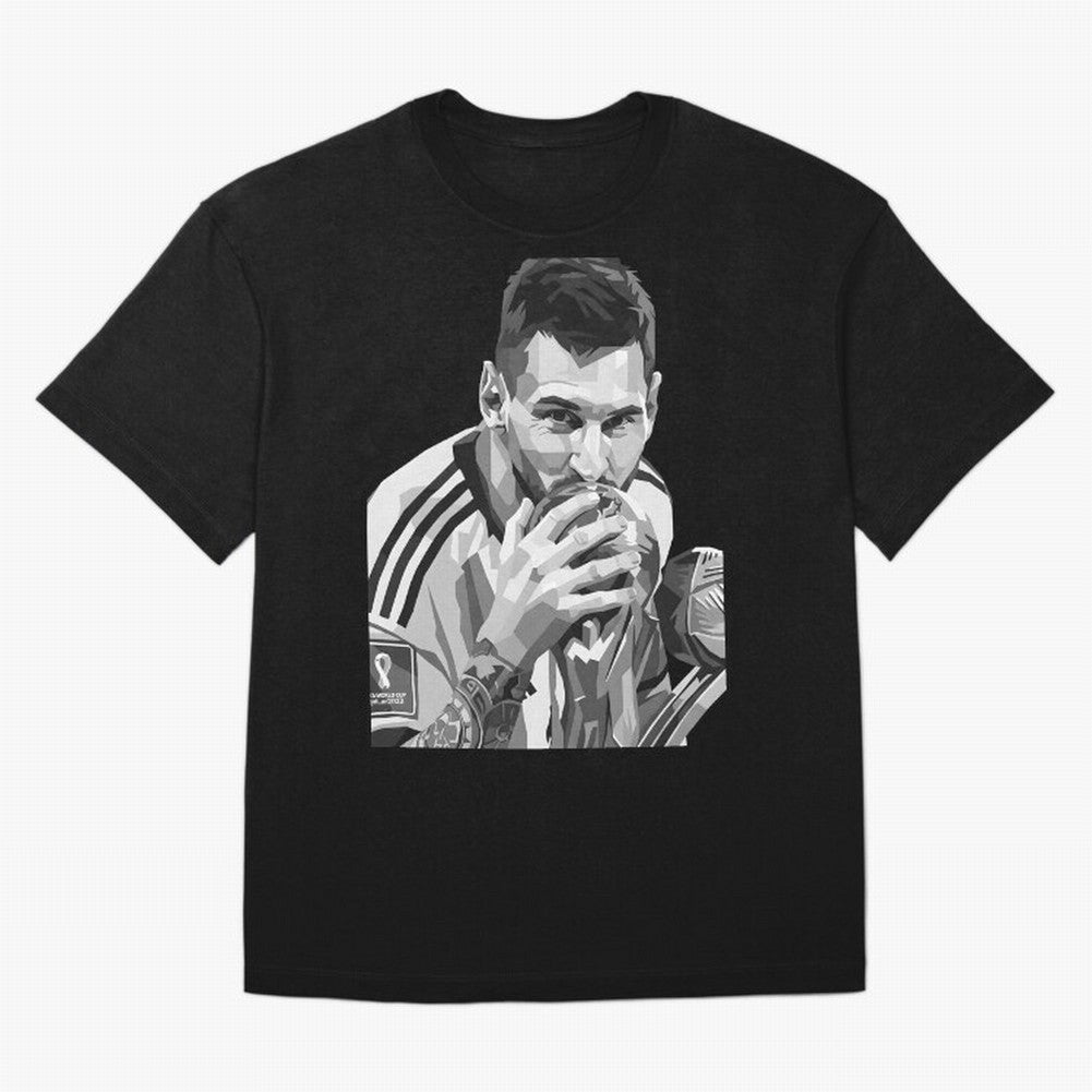 Messi grayscale Oversized T-Shirt Support the Legends of FIFA World Cup 2026 Group Stage Spirit, Capturing France, Messi, CR7 and Mbappe, Worldwide Fan Energy, Dramatic Goals, Stadium Lights and Championship Celebrations; Perfect for People Who