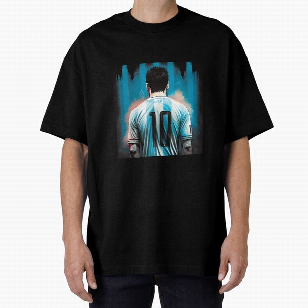 Lionel Messi Oversized T-Shirt Elevate FIFA World Cup 2026 USA Canada Mexico Spirit, Centered on Argentina, France and Brazil, Haaland, Tournament Hype, Historic Matchups, Family Viewing Parties and Global Sports Pride; Created for Match Day