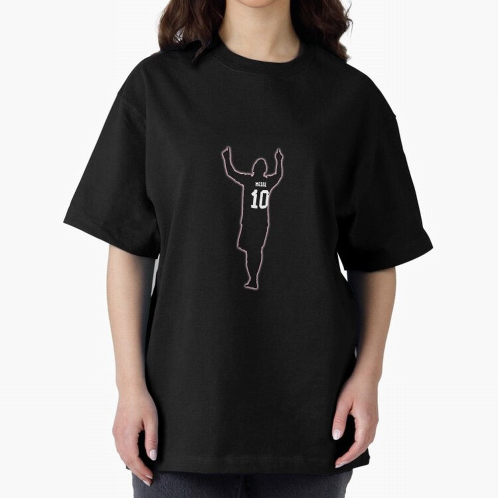 Lionel Messi Iconic Celebration Pose - Inter Miami Colors Classic T-Shirt Support Your Favorite Stars during Match Day Hype around FIFA World Cup 2026, Mbappe and Neymar, Argentina, France and Brazil, Goal Celebration Energy, Supporter Heritage,
