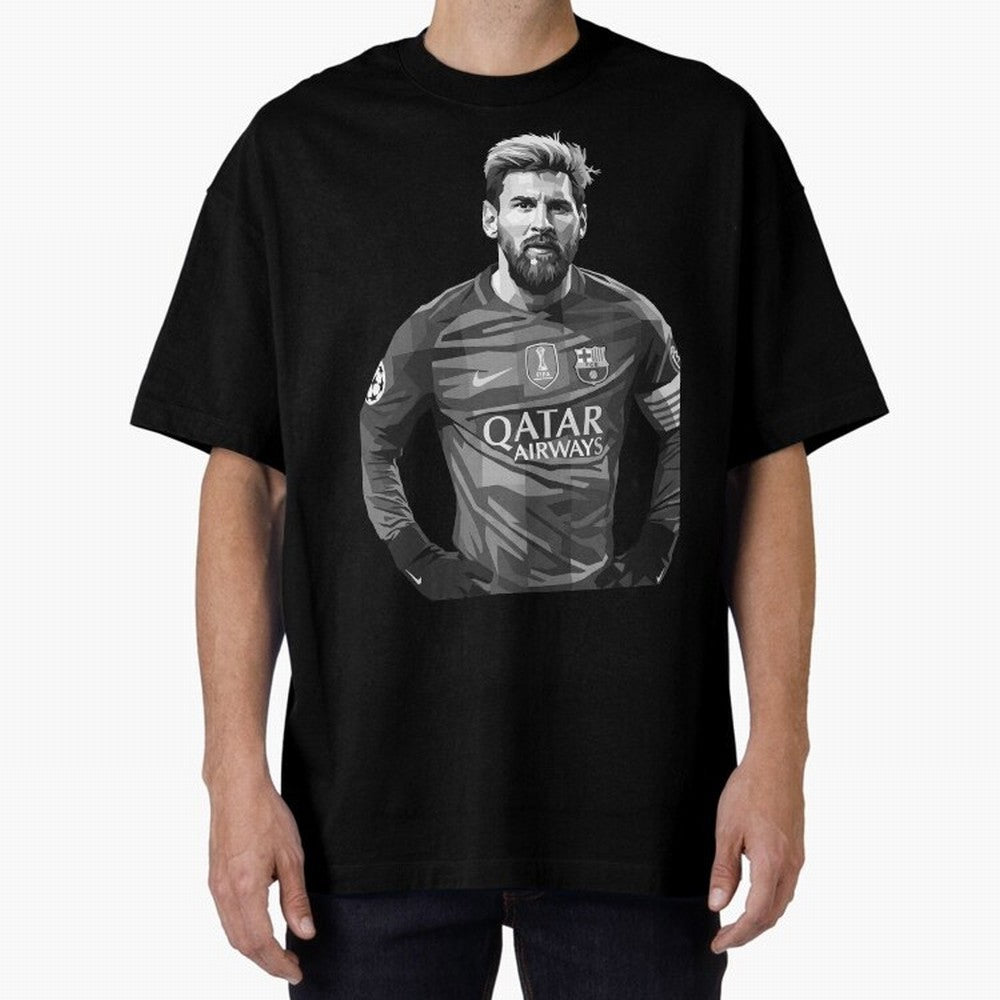 Messi grayscale Classic T-Shirt Join the FIFA World Cup 2026 USA Canada Mexico Journey through Cristiano Ronaldo, Haaland and CR7 Highlights, Portugal Pride, Vintage Soccer Flavor, Modern Football Stars, National Flags and Final Night Emotion;