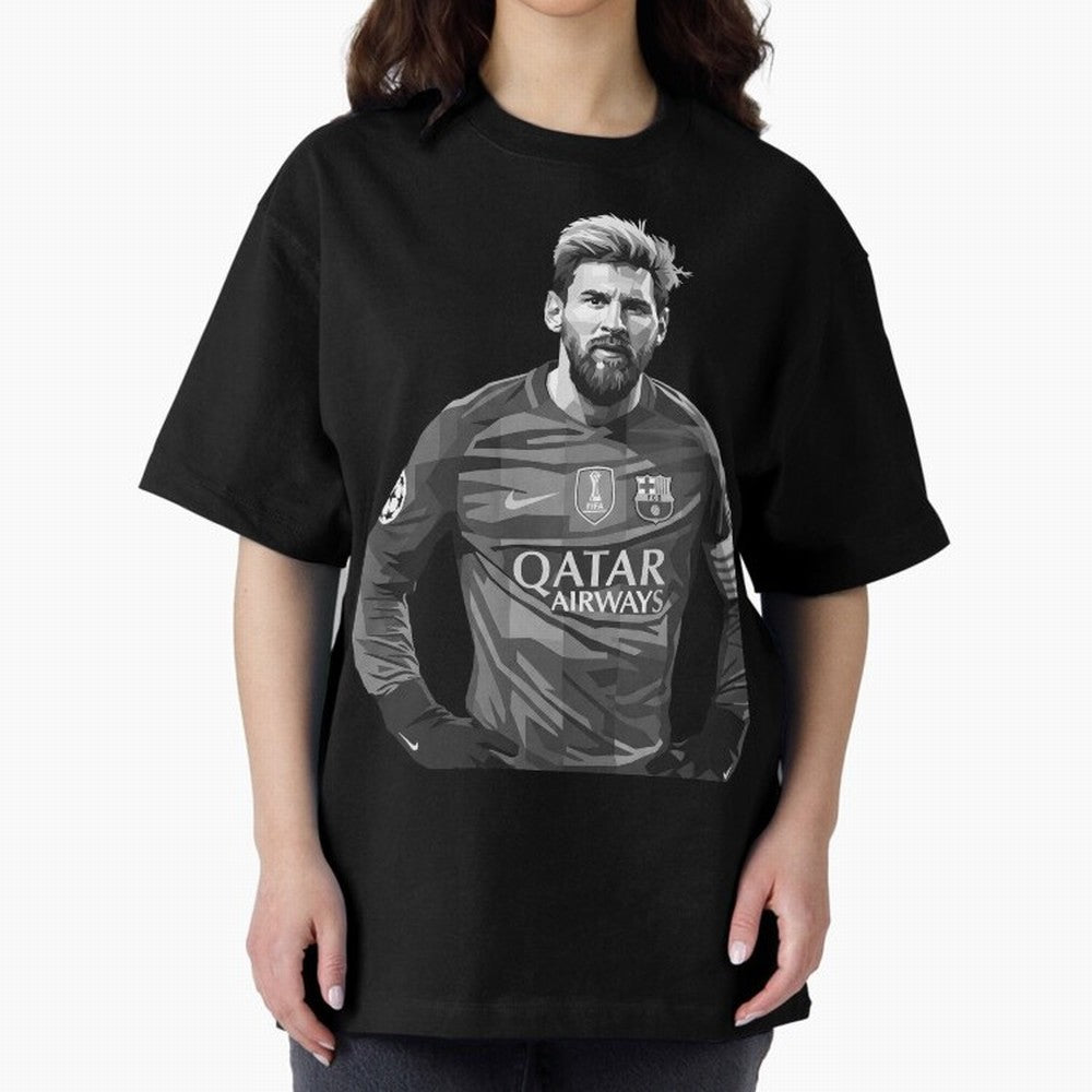 Messi grayscale Classic T-Shirt Join the FIFA World Cup 2026 USA Canada Mexico Journey through Cristiano Ronaldo, Haaland and CR7 Highlights, Portugal Pride, Vintage Soccer Flavor, Modern Football Stars, National Flags and Final Night Emotion;