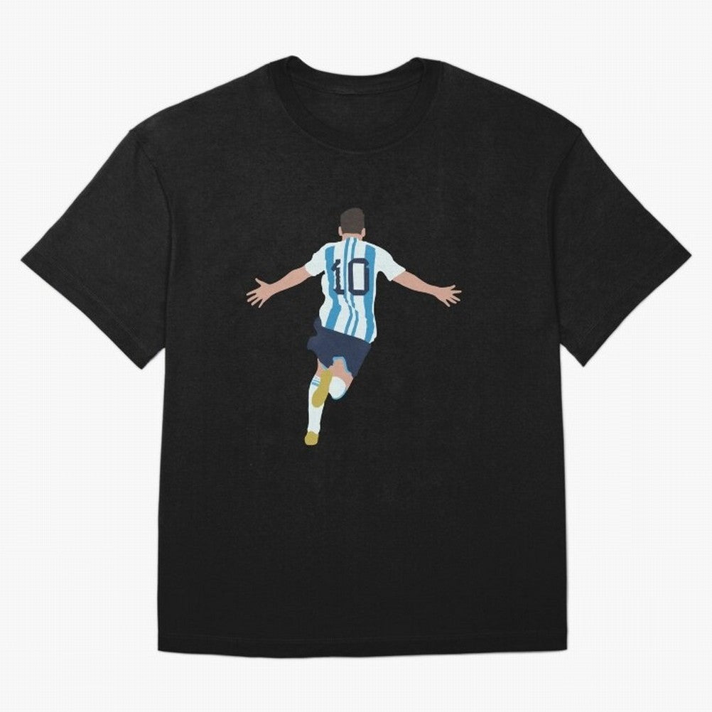 Lionel Messi minimalist illustration Classic T-Shirt Step into FIFA World Cup 2026 USA Canada Mexico for Fans of Messi and Argentina, Bringing Championship Spirit, Famous Goals, Roaring Crowds and International Football Unity; Perfect for People