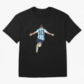 Lionel Messi minimalist illustration Classic T-Shirt Step into FIFA World Cup 2026 USA Canada Mexico for Fans of Messi and Argentina, Bringing Championship Spirit, Famous Goals, Roaring Crowds and International Football Unity; Perfect for People