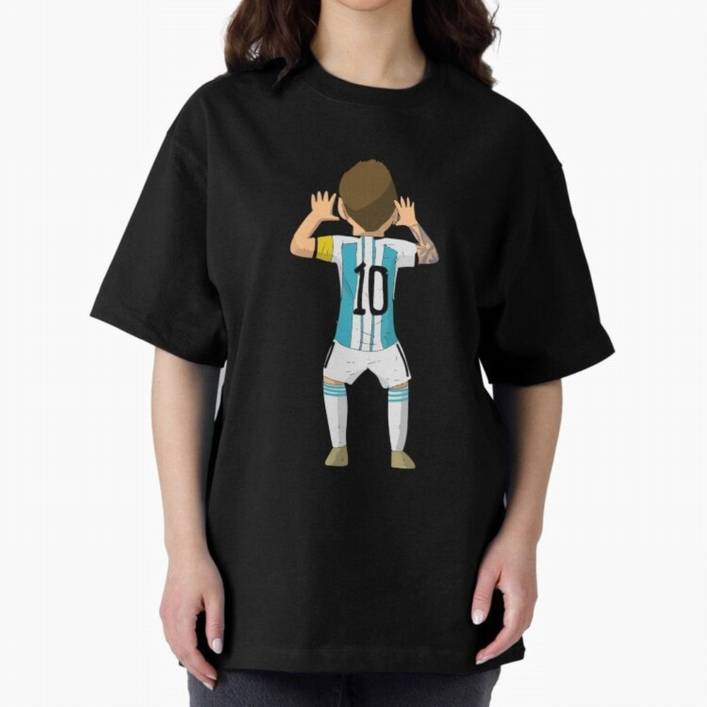 Cartoon Illustration Messi vs Netherlands World Cup Qatar 2022 Classic T-Shirt Turn Football Passion into Match Day Hype around FIFA World Cup 2026 Group Stage, Haaland, France, Soccer Culture, Superstar Moments, National Team Dreams and