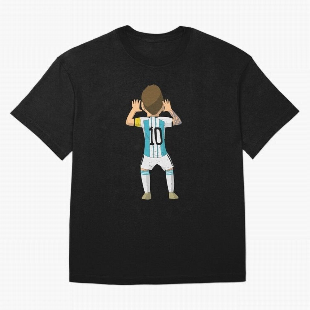 Cartoon Illustration Messi vs Netherlands World Cup Qatar 2022 Classic T-Shirt Turn Football Passion into Match Day Hype around FIFA World Cup 2026 Group Stage, Haaland, France, Soccer Culture, Superstar Moments, National Team Dreams and