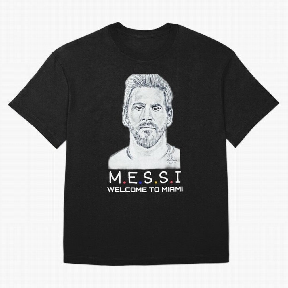 Lionel Messi, welcome to Miami Essential T-Shirt Showcase FIFA World Cup 2026 Group Stage for Fans of Mbappe and Neymar and Brazil, Bringing Football History, Final Match Energy, Crowd Noise and Once in a Lifetime Moments; Made for Die Hard