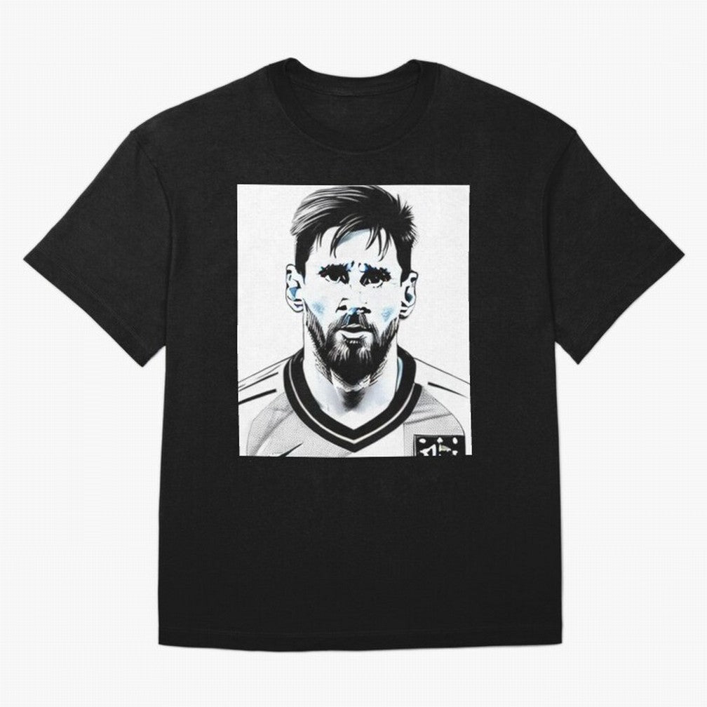 Lionel Messi Oversized T-Shirt Showcase Match Day Hype around FIFA World Cup 2026, Mbappe, England and Germany, Game Day Rituals, Football Legends, Country Pride and the Road to the Final; Ideal for Football Dads, Football Moms, Friends, Collectors