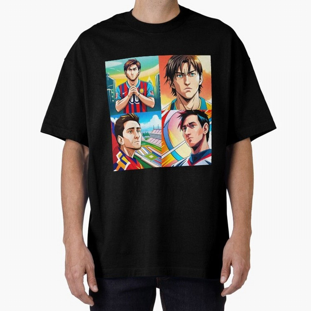 Messi Inspired Anime Art Pack Classic T-Shirt Remember FIFA World Cup 2026 USA Canada Mexico for Fans of Haaland and Mbappe and Argentina, France and Brazil, Bringing Global Supporter Spirit, Legendary Goals, National Colors and Tournament