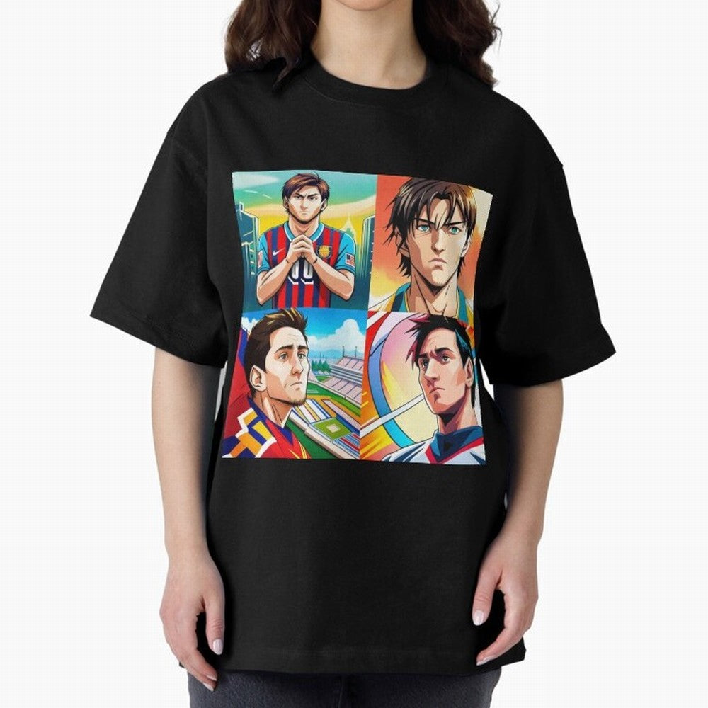 Messi Inspired Anime Art Pack Classic T-Shirt Remember FIFA World Cup 2026 USA Canada Mexico for Fans of Haaland and Mbappe and Argentina, France and Brazil, Bringing Global Supporter Spirit, Legendary Goals, National Colors and Tournament