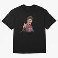 Messi T-Shirt ¡ª ¡°Young Messi¡± Graphic Tee Classic T-Shirt Elevate Match Day Hype around FIFA World Cup 2026 Group Stage, CR7 and Messi, Argentina, France and Brazil, Sports Nostalgia, International Competition, Famous Players and Unforgettable