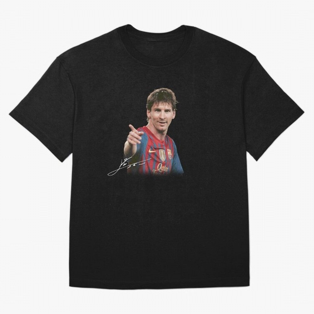 Messi T-Shirt ¡ª ¡°Young Messi¡± Graphic Tee Classic T-Shirt Elevate Match Day Hype around FIFA World Cup 2026 Group Stage, CR7 and Messi, Argentina, France and Brazil, Sports Nostalgia, International Competition, Famous Players and Unforgettable