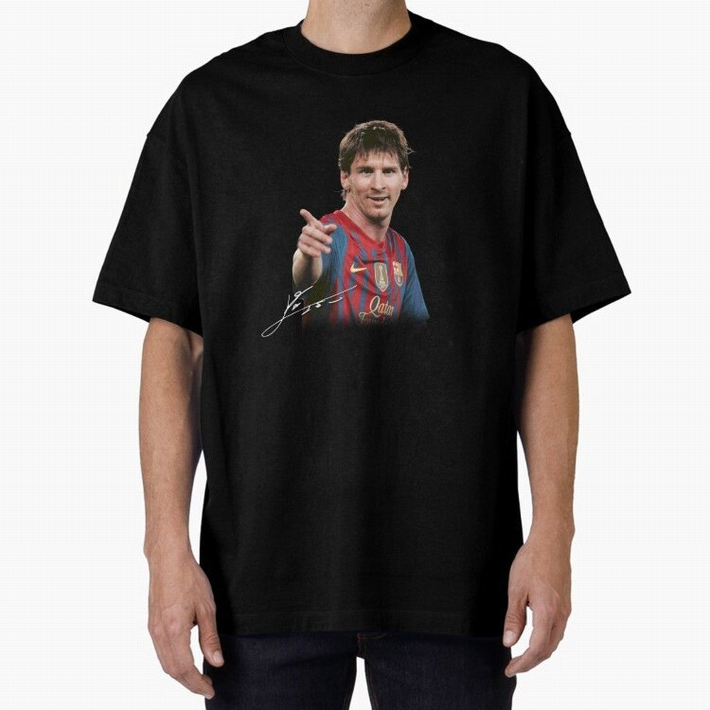 Messi T-Shirt ¡ª ¡°Young Messi¡± Graphic Tee Classic T-Shirt Elevate Match Day Hype around FIFA World Cup 2026 Group Stage, CR7 and Messi, Argentina, France and Brazil, Sports Nostalgia, International Competition, Famous Players and Unforgettable
