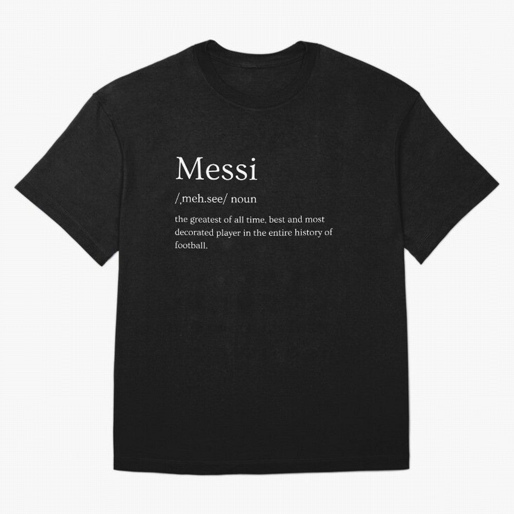 Definition of Messi Classic T-Shirt Wear the Spirit of Match Day Hype around FIFA World Cup 2026, Cristiano Ronaldo, Haaland and CR7, England, Fan Favorite Moments, National Team Passion, Big Match Drama and Soccer History; Ideal for Fans Who