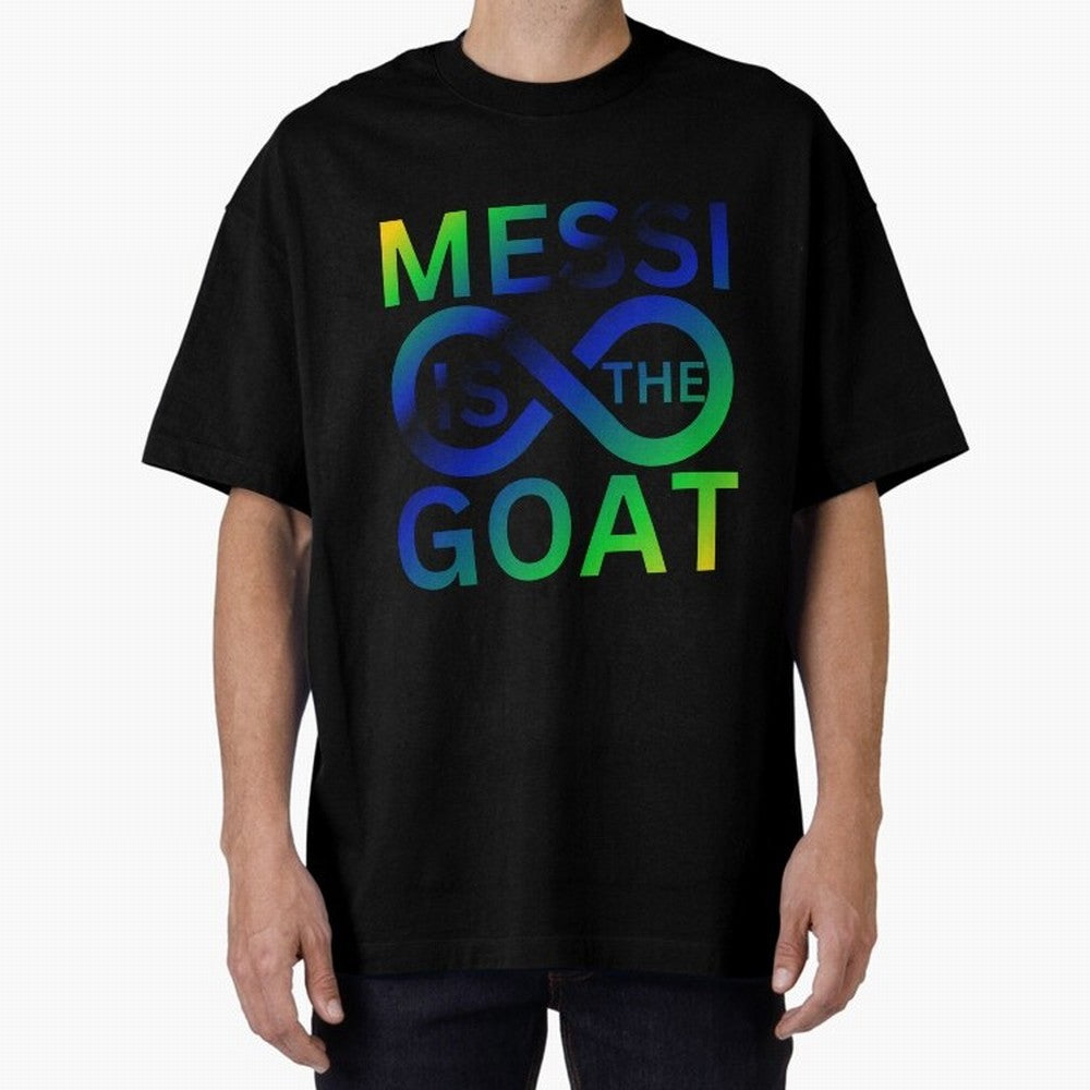 Messi is the GOAT Oversized T-Shirt Back Your Heroes with FIFA World Cup 2026 for Fans of Haaland and Mbappe and Spain and Netherlands, Bringing Stadium Memories, Football Loyalty, International Chants and Championship Tradition; Great for Watch