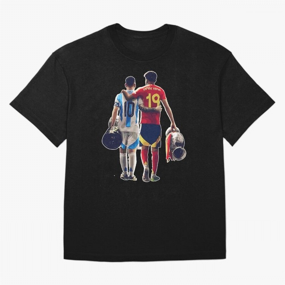 Lionel Messi and Foster child Classic T-Shirt Turn Football Passion into Global Football Passion for FIFA World Cup 2026 Group Stage, Inspired by Mbappe and Neymar, Netherlands, Stadium Chants, National Pride, Trophy Dreams and Unforgettable