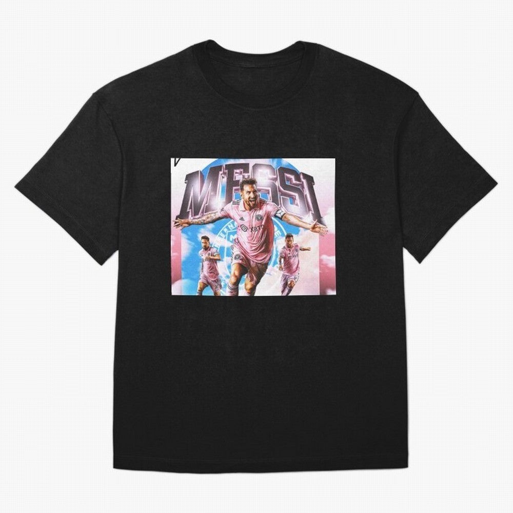 Inter Miami Messi Oversized T-Shirt Bring World Football Passion into FIFA World Cup 2026 USA Canada Mexico Spirit, Inspired by France, Messi, Championship Spirit, Famous Goals, Roaring Crowds and International Football Unity; Ideal for Passionate