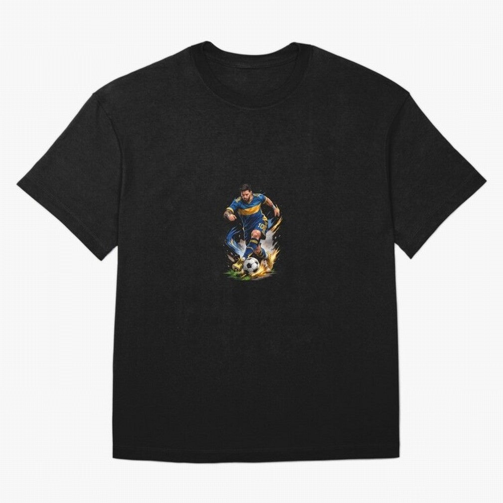 The Great Footballer Oversized T-Shirt Fuel the FIFA World Cup 2026 USA Canada Mexico Journey through Messi Highlights, Brazil, Portugal and Argentina Pride, Soccer Culture, Superstar Moments, National Team Dreams and Competitive Fire; Built for