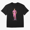 Lionel Messi Vector Oversized T-Shirt Celebrate Football Heritage in FIFA World Cup 2026 USA Canada Mexico for Fans of Neymar, Haaland and Cristiano Ronaldo and Brazil, Bringing Soccer Culture, Superstar Moments, National Team Dreams and