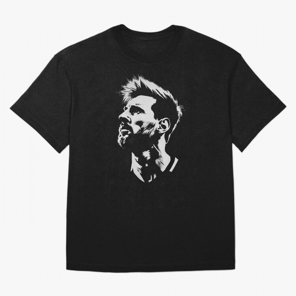 Messi Stencil Graphic poster design Classic T-Shirt Bring a Vintage Feel to FIFA World Cup 2026 USA Canada Mexico Built around Neymar, Haaland and Cristiano Ronaldo, England and Germany Energy, Retro Football Energy, Iconic Rivalries, Trophy Chase