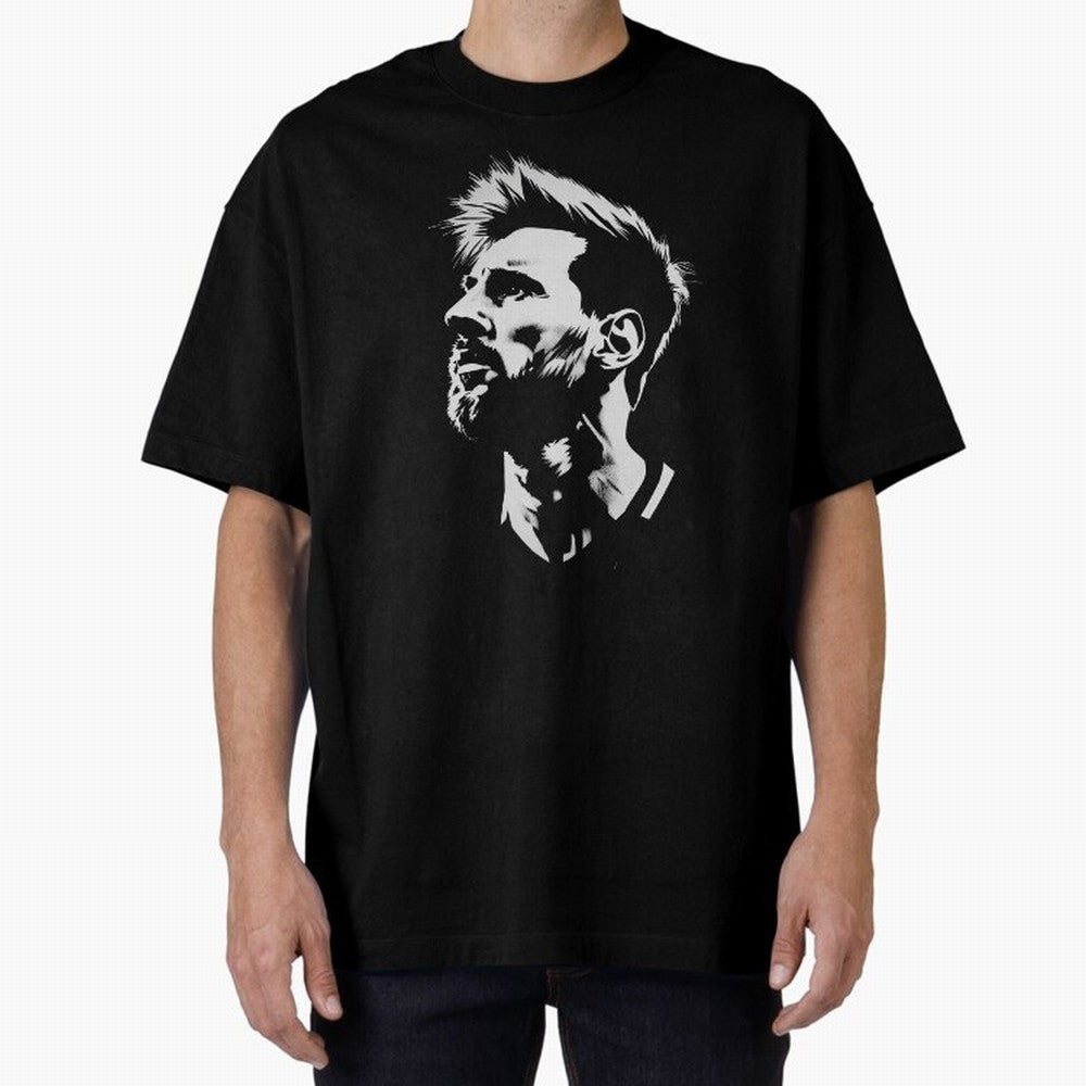 Messi Stencil Graphic poster design Classic T-Shirt Bring a Vintage Feel to FIFA World Cup 2026 USA Canada Mexico Built around Neymar, Haaland and Cristiano Ronaldo, England and Germany Energy, Retro Football Energy, Iconic Rivalries, Trophy Chase