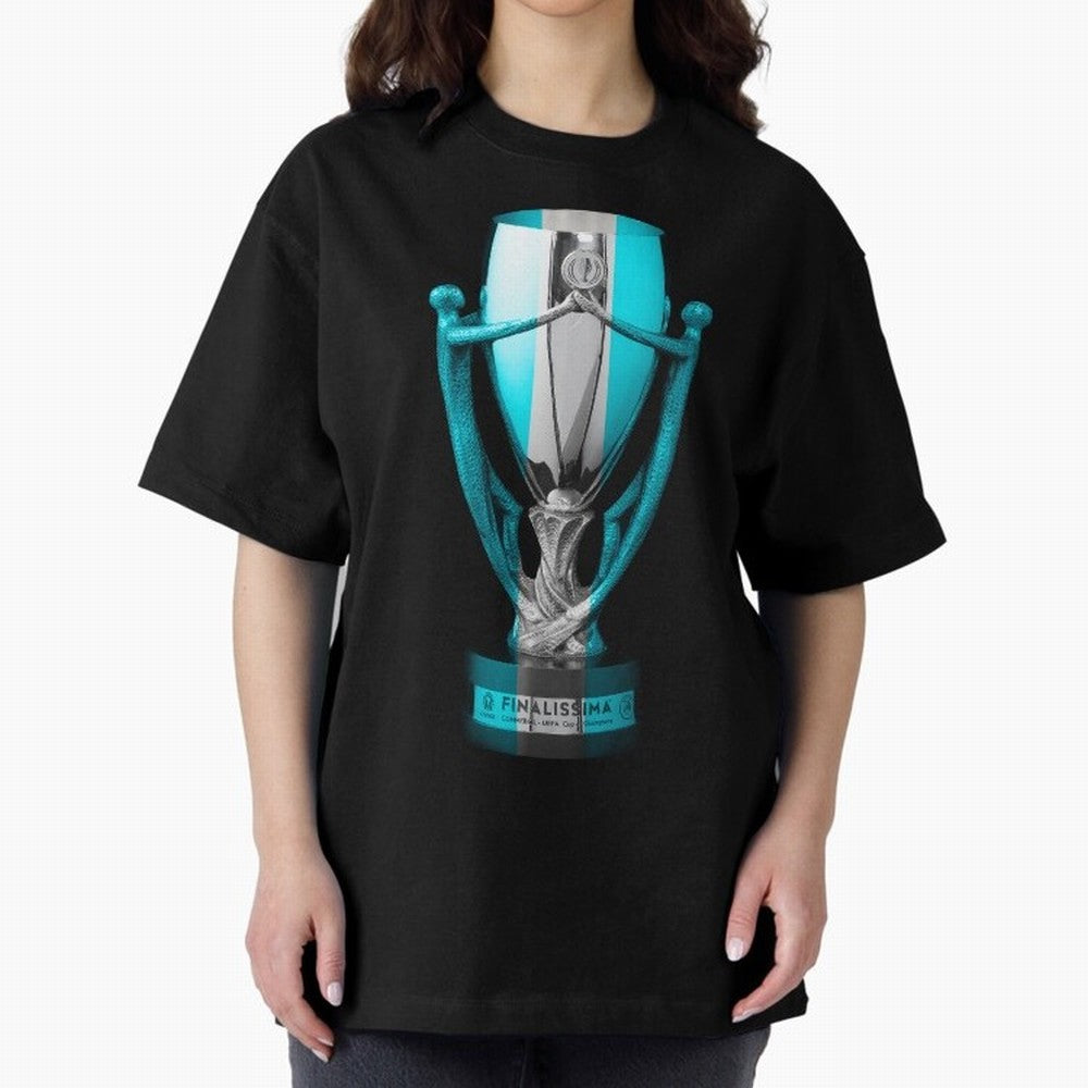 Final 2022 Oversized T-Shirt Showcase the FIFA World Cup 2026 Group Stage Journey through Haaland and Mbappe Highlights, France and Portugal Pride, Champion Mindset, Group Stage Buzz, Knockout Tension and Passionate Fan Culture; Made for Die Hard